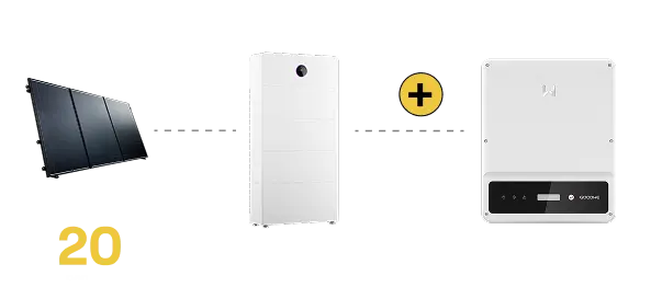 Sistema GoodWe ampliable con un segundo inversor