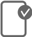 Icono de documento validado con un check