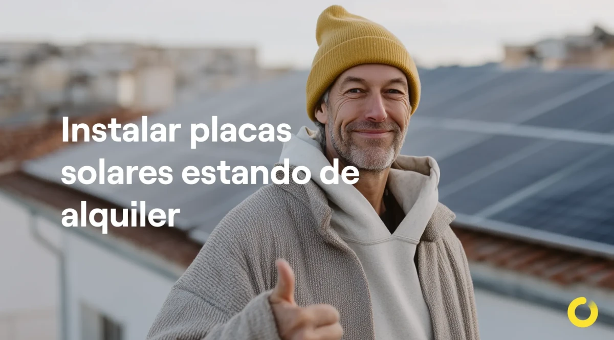 ¿Se pueden instalar placas solares estando de alquiler?