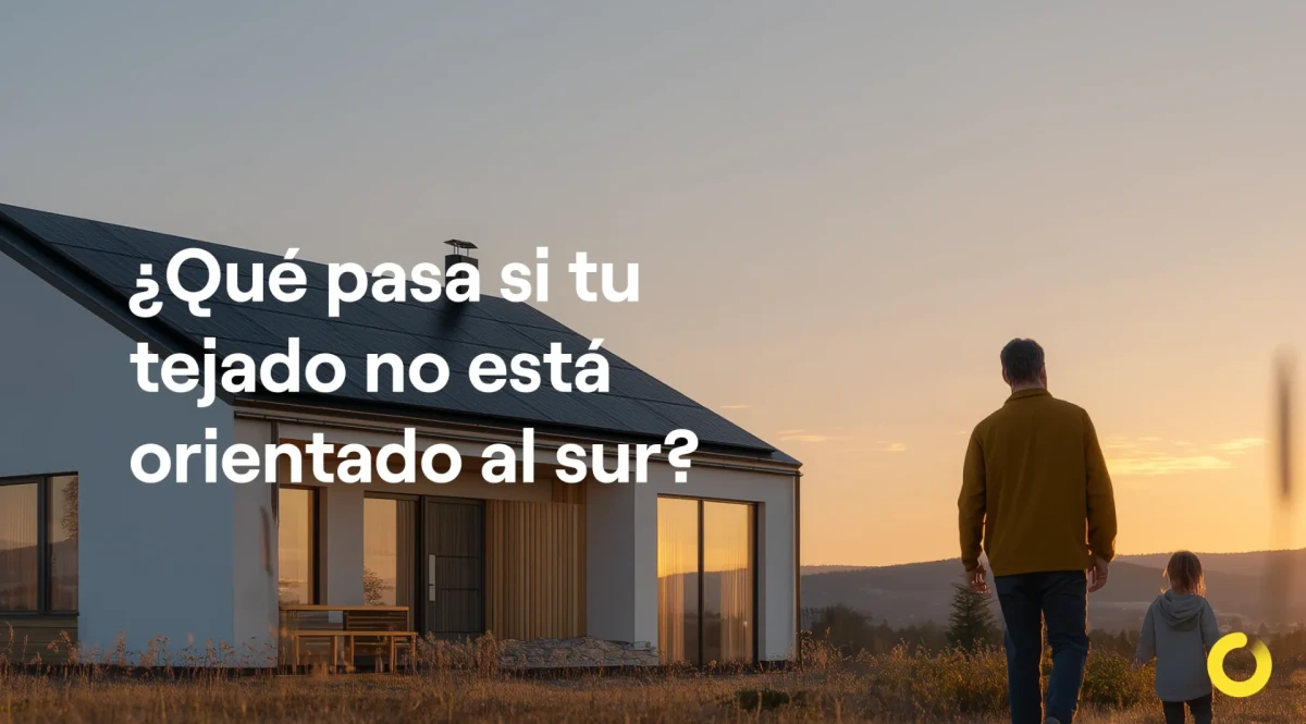 ¿Es rentable el autoconsumo si el tejado no está orientado al sur?