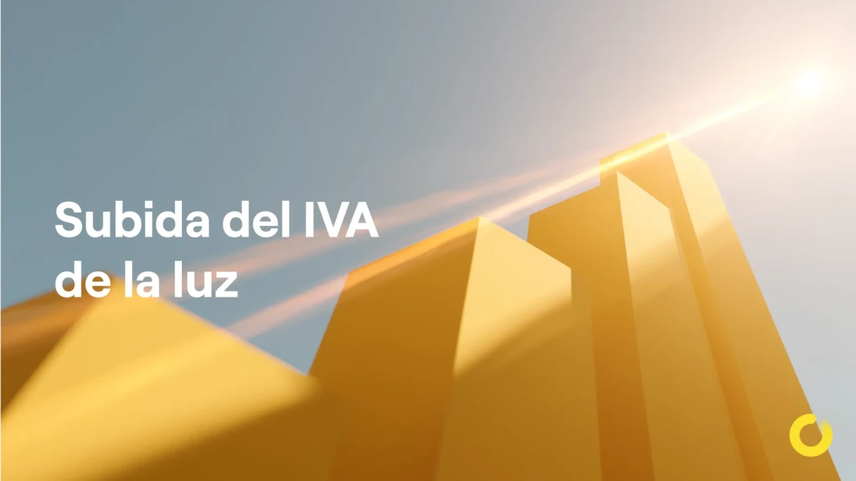 Subida del IVA de la luz desde el 1 de junio de 2026