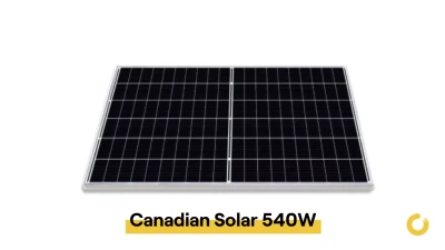 Placas solares Canadian Solar 540W