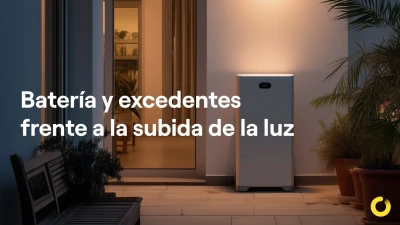 ¿Cómo protegerte de la subida de la luz con una batería?