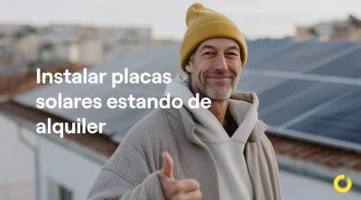 ¿Se pueden instalar placas solares estando de alquiler?